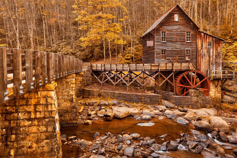 Free stock image of Golden Glade Creek Grist Mill created by Nicolas Raymond