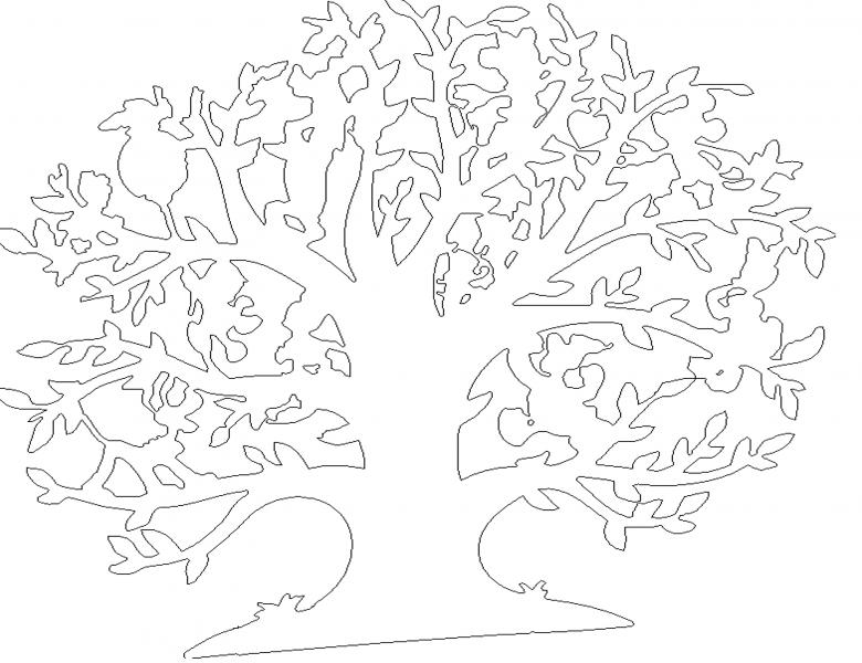 Free stock image of Wireframe of Disney Tree created by rudy liggett