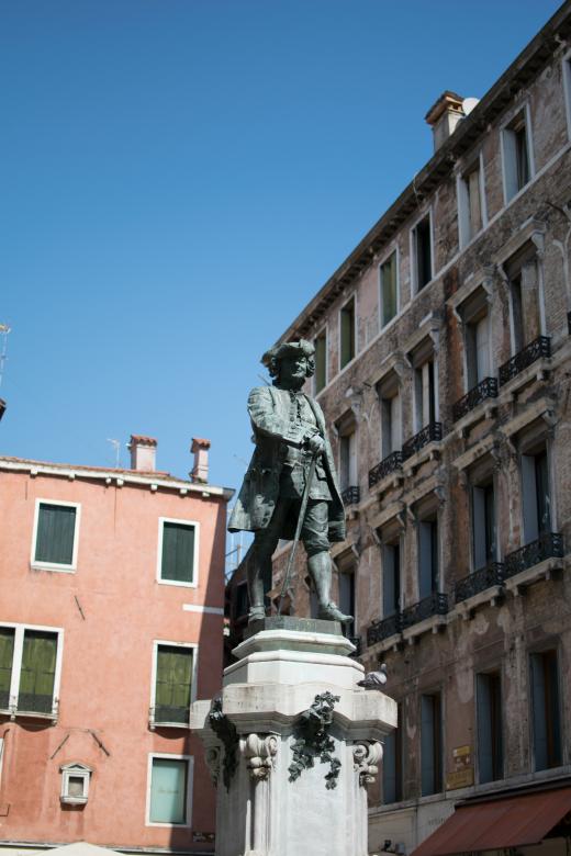 Free stock image of Carlo Goldoni Monument in Venice created by Batu Berk
