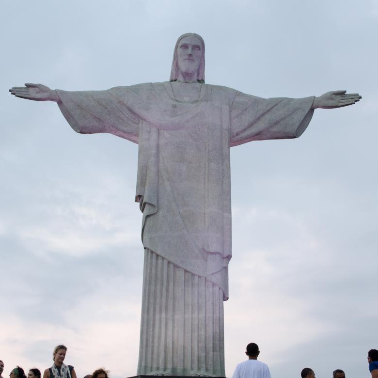 Free stock image of Christ the Redeemer Colored created by Batu Berk