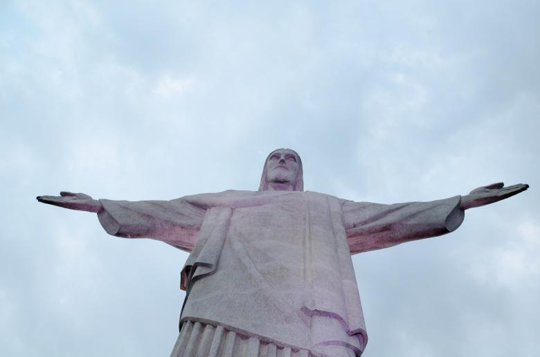 Free stock image of Christ the Redeemer Low Angle created by Batu Berk