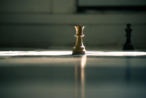 Chess Piece in Sunlight - Free Stock Photo