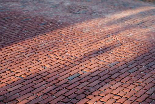 Light and Shadows on Pavement - Free Stock Photo