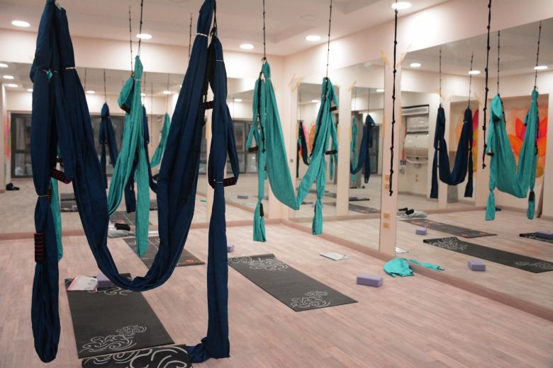 Free stock image of Gym Room - Aerial Yoga created by Batu Berk