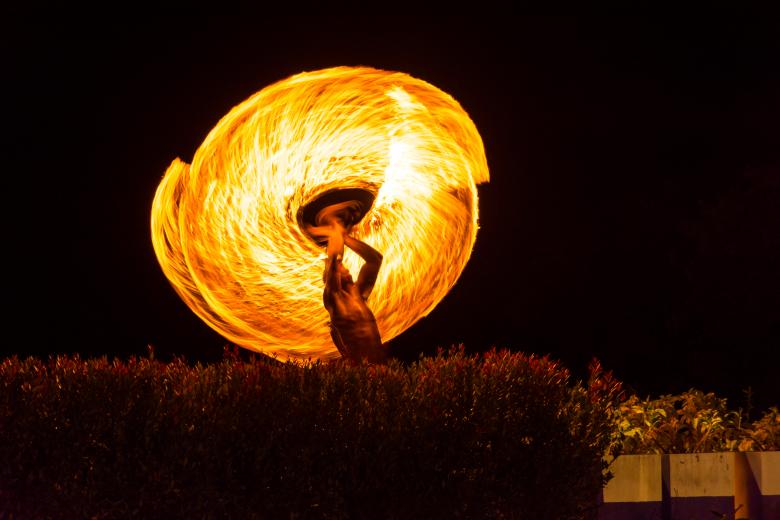 Free stock image of Poi Performance Art with Fire created by Batu Berk