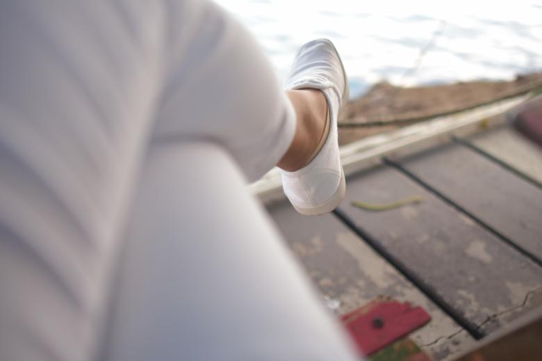 Free stock image of White Shoes and Bottom created by Batu Berk