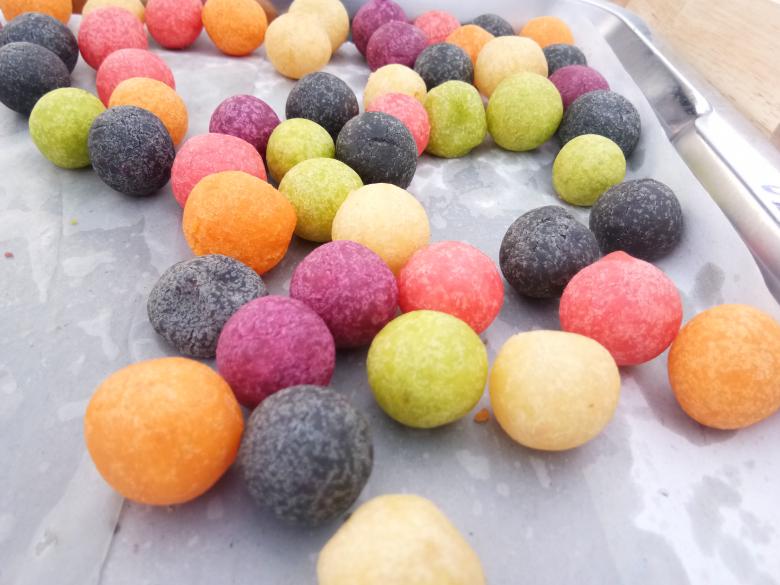 Free stock image of Colorful Fruit Balls created by Batu Berk