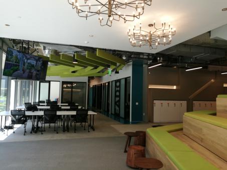 Modern office interior in Houston Texas