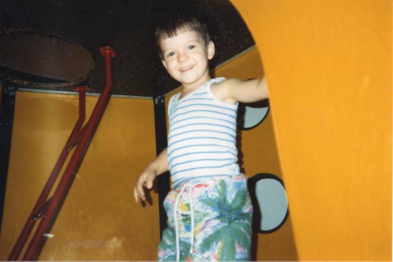 Free stock image of Young boy playing back in 1980's created by rudy liggett