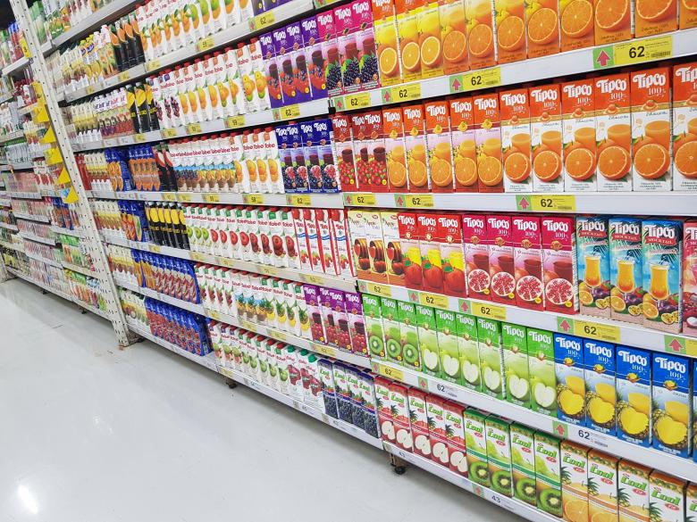 Free stock image of Grocery Store Juice Aisle created by Batu Berk
