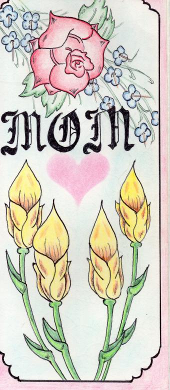 Free stock image of Front of birthday card created by rudy liggett