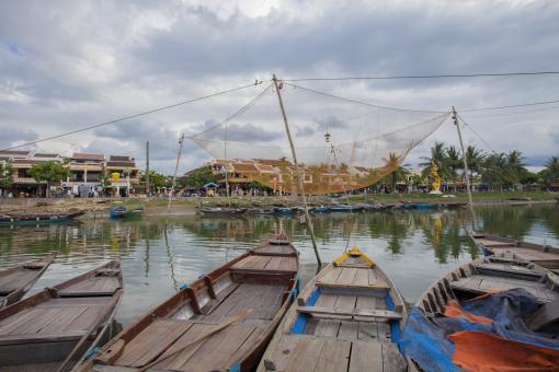 Small Fishing Boats in Vietnam - Free Stock Photo