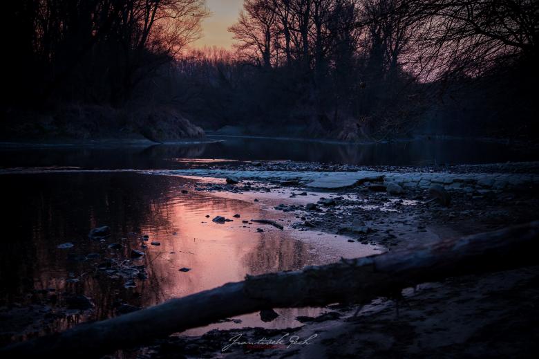 Free stock image of Sunset by the River created by Frantisek Pech