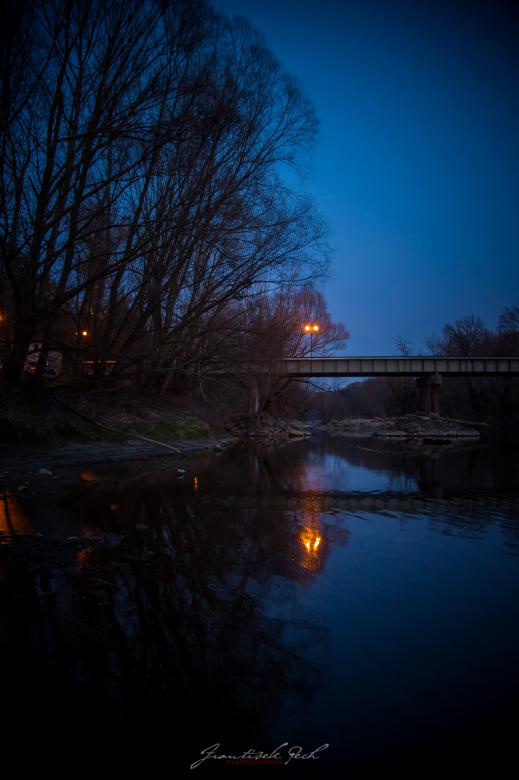 Free stock image of Sunset Over the River created by Frantisek Pech