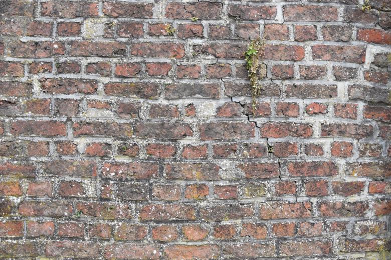 Free stock image of Worn Red Brick Texture created by ValérianTextureInComing