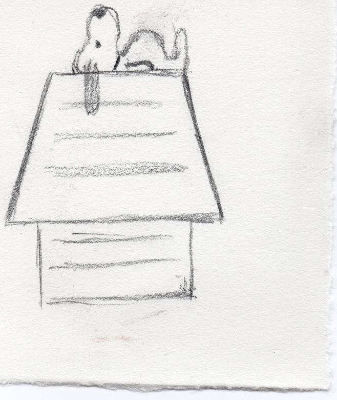 Free stock image of Snoopy taking nap created by rudy liggett