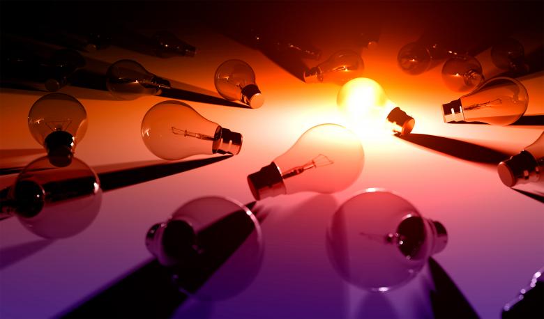 Free stock image of The Brightest - A Bright Light Bulb Among Others created by Jack Moreh