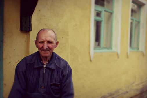 Portrait of the Old Man in the Village - Free Stock Photo