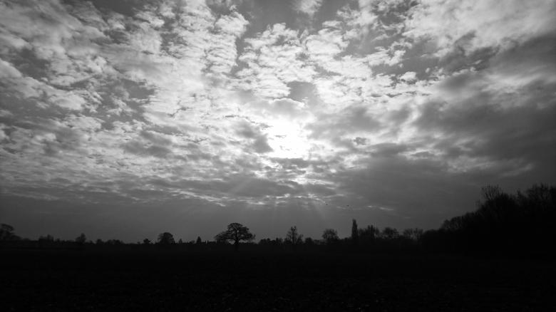 Free stock image of Sky in Black and White created by Eric Lund