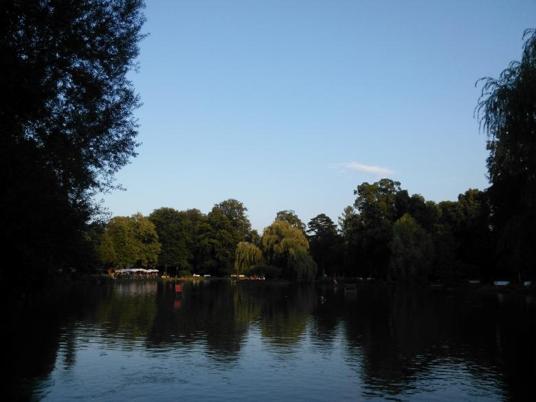 Free stock image of Lake with trees created by Eric Lund