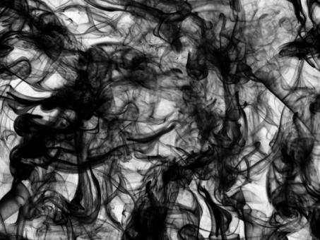 Black smoke on white background - Free Stock Photo