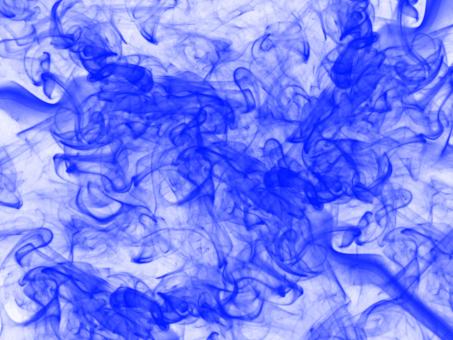Blue smoke on white background - Free Stock Photo