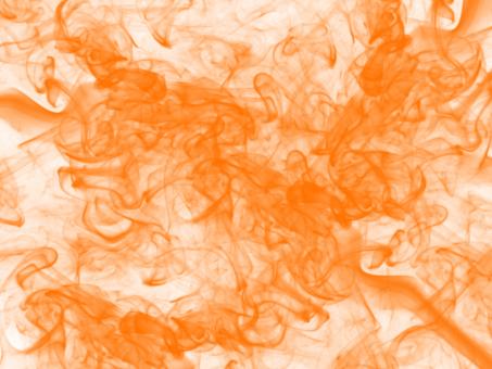 Orange smoke on white background - Free Stock Photo