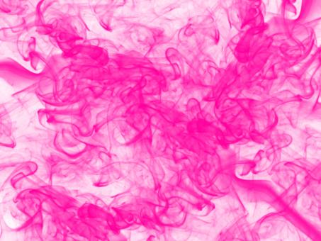 Pink smoke on white background - Free Stock Photo