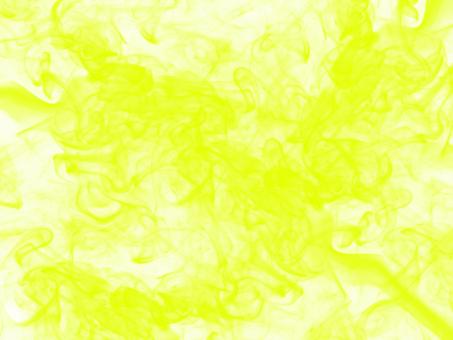 Yellow smoke on white background - Free Stock Photo
