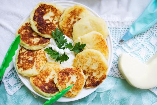 Dish of Pancakes - Free Stock Photo