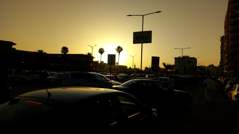 Free stock image of Traffic at Sunset created by ahmed mahmoud