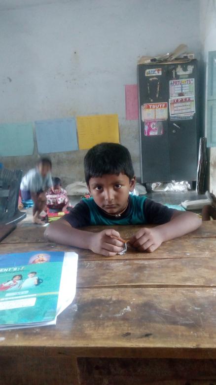 Free stock image of Serious School Boy created by Kanduri Narasimha Charyulu