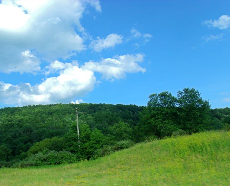 Free stock image of Green Field and Hills created by David M