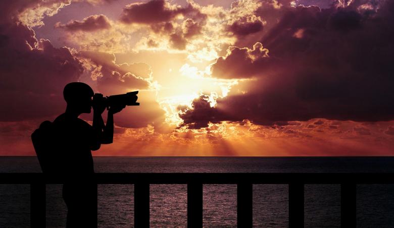 Free stock image of Photographer Shooting the Sunset created by mohamed hassan