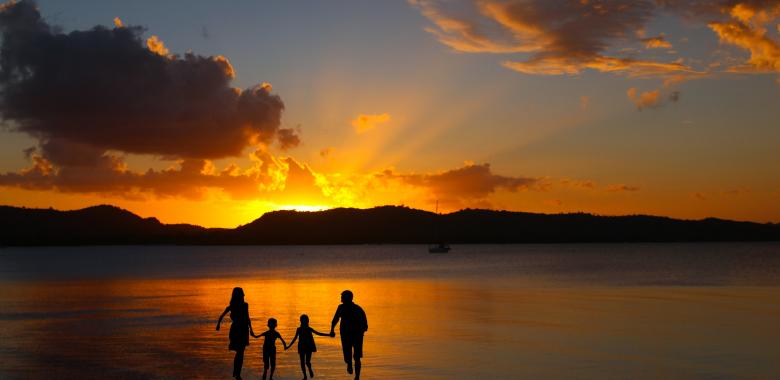 Free stock image of Family Vacation at Sunset created by mohamed hassan