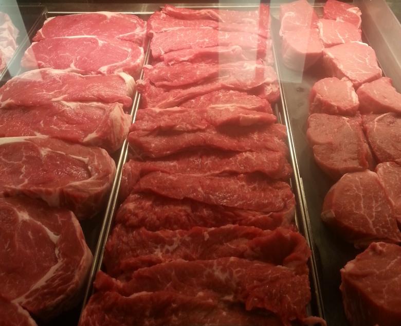 Free stock image of Raw Steaks Display Case created by Katharine Sparrow