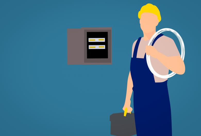 Free stock image of Electrician Illustration created by mohamed hassan