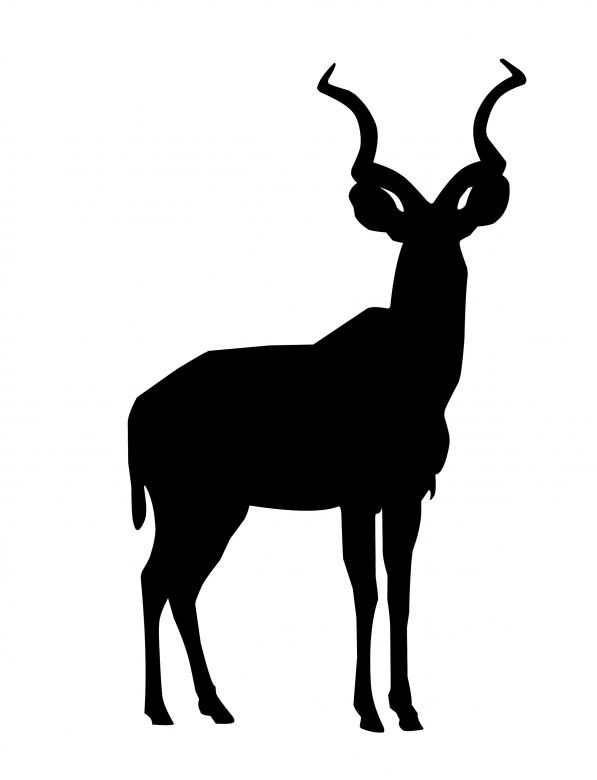 Free stock image of Kudu Silhouette created by mohamed hassan
