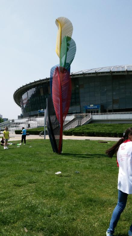 Free stock image of Olympic Feather Sculpture created by G xm