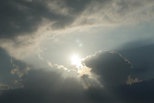 Sky with Sunrays