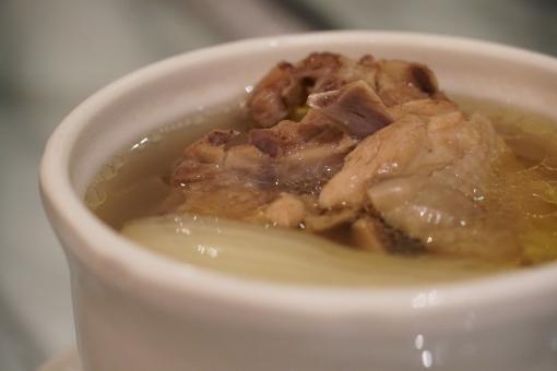 Chinese food - Scallop and chicken soup - Free Stock Photo