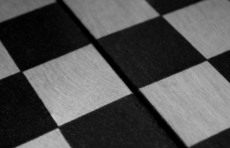 Free stock image of Chekerboard (close-up, black&white) created by NomeVizualizzato