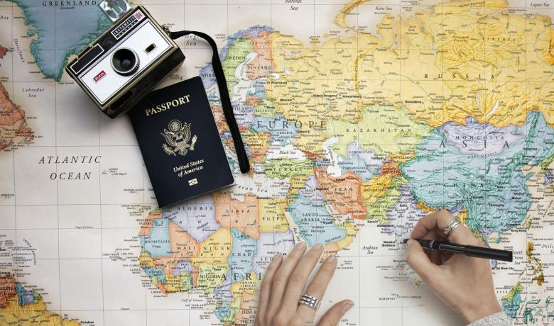 Free stock image of Traveling Map created by mohamed hassan