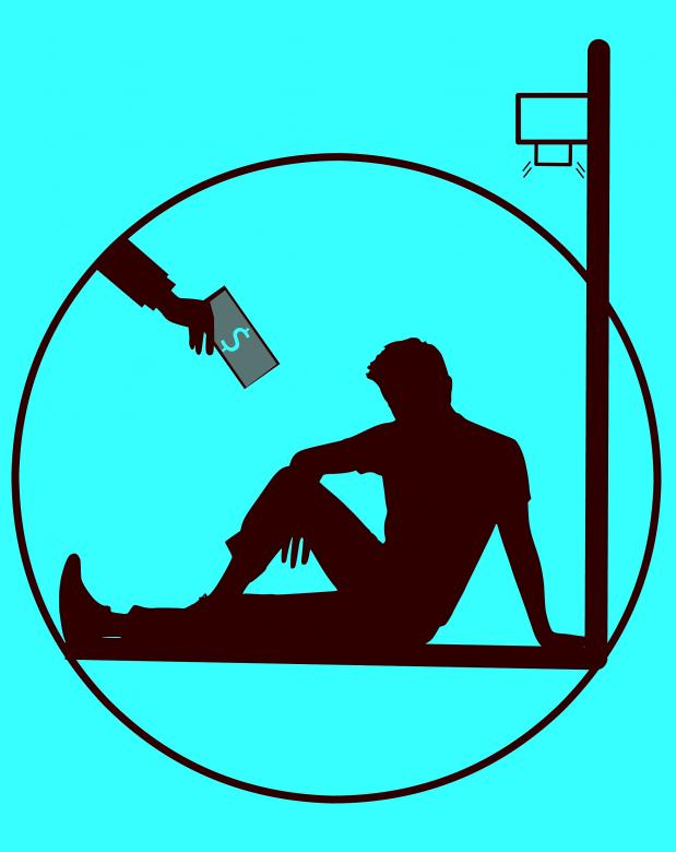 Free stock image of Homeless Silhouette created by mohamed hassan