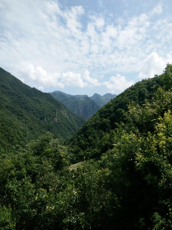 Free stock image of Green Hills, Trees and Clouds created by G xm