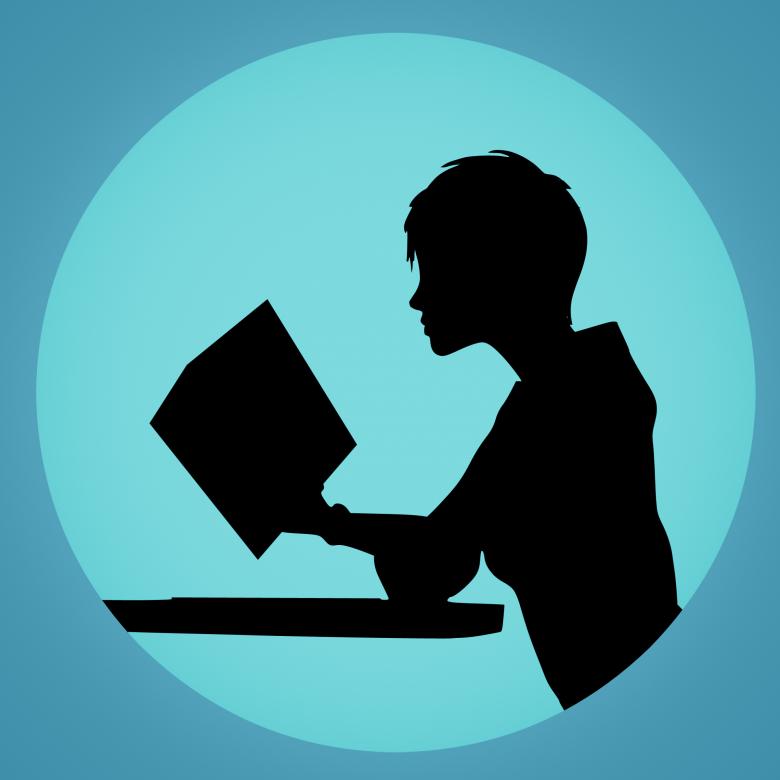 Free stock image of Woman Reading Silhouette created by mohamed hassan