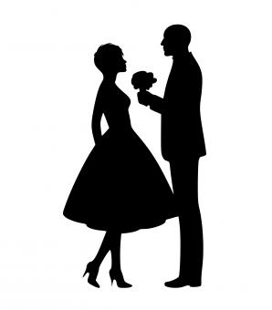 Free Stock Photo of Love Silhouette