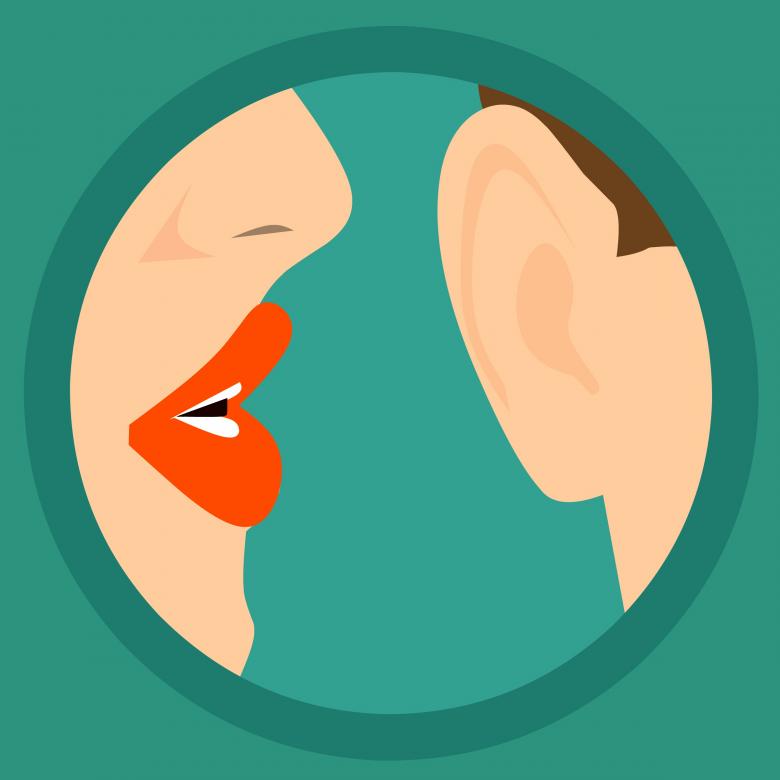Free stock image of Whispering Woman Illustration created by mohamed hassan