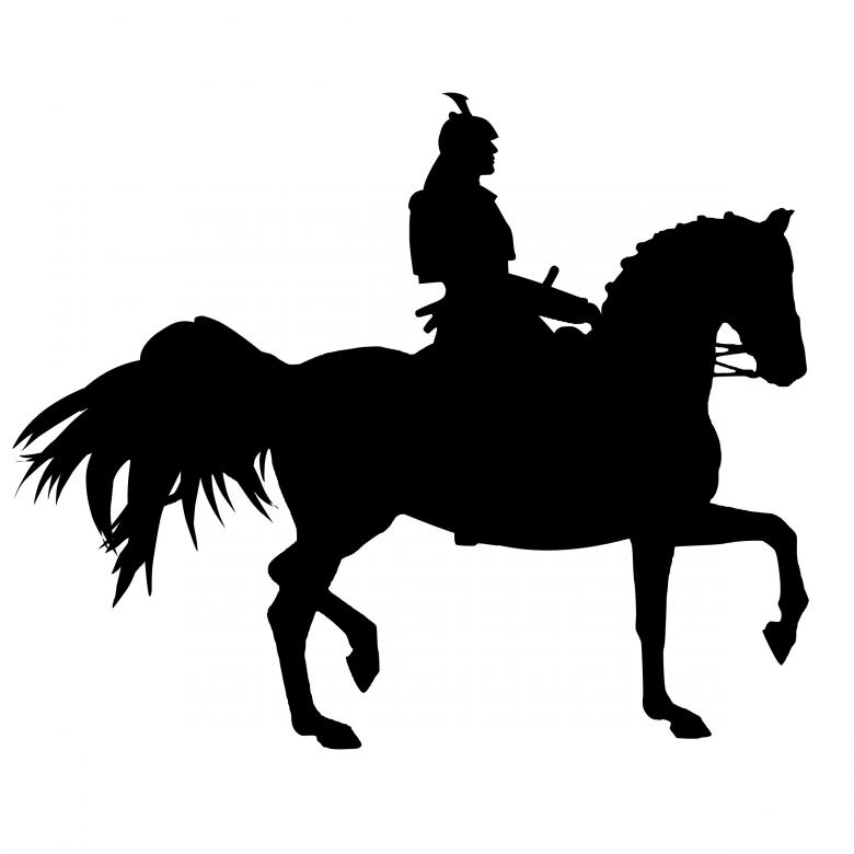 Free stock image of Samurai Riding Horse created by mohamed hassan