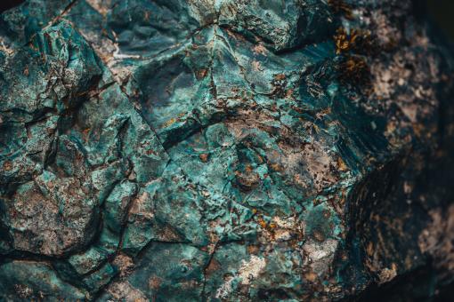 Blue Abstract Rock Texture - Free Stock Photo